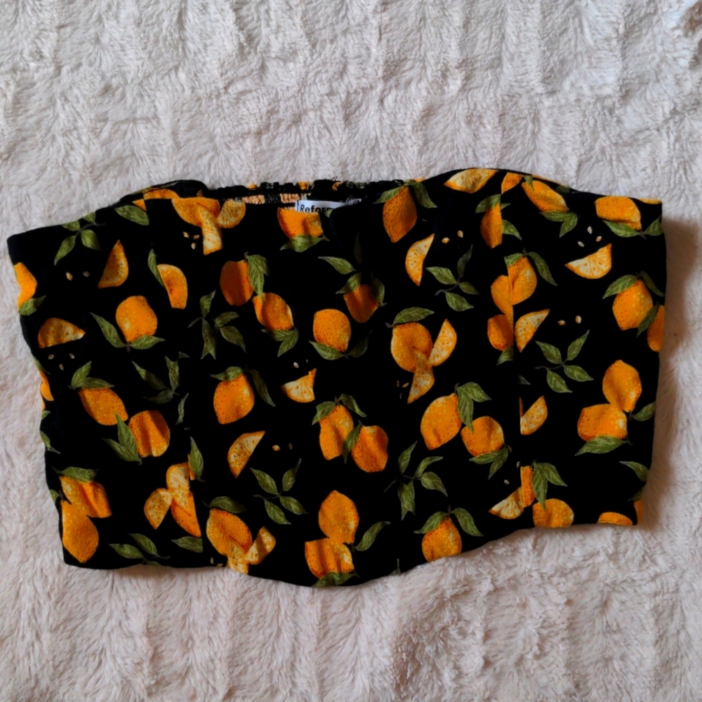 Reformation Lemon Crop Top!!